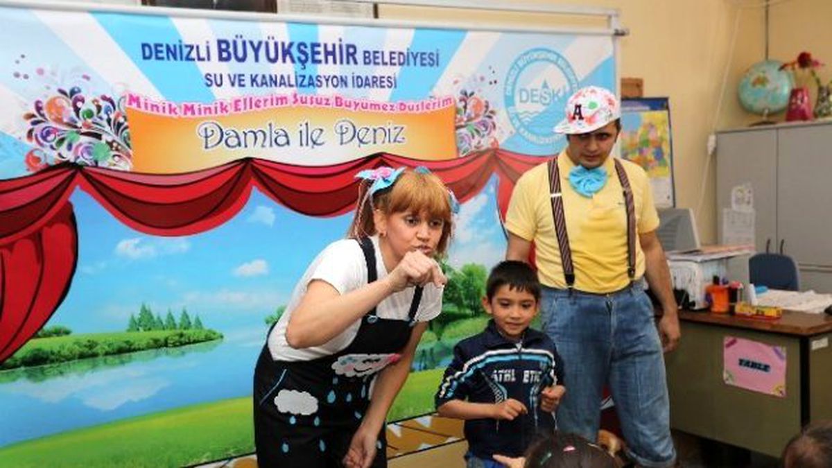 Denizli\'de 3 Bin 365 Öğrenciye Suyun Önemi Anlatıldı