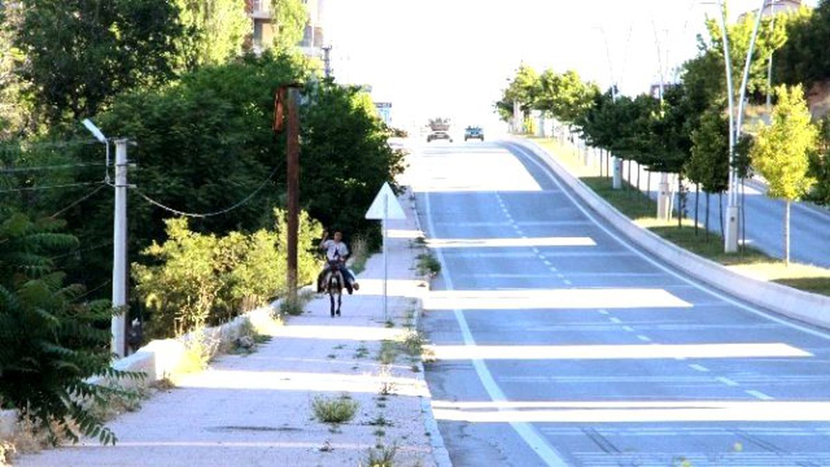 Eşekle Şehirlerarası Yolculuk Yaptı