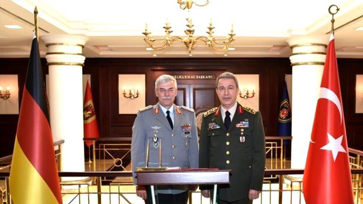 Genelkurmay Başkanı Orgeneral Akar\'a Alman Konuk