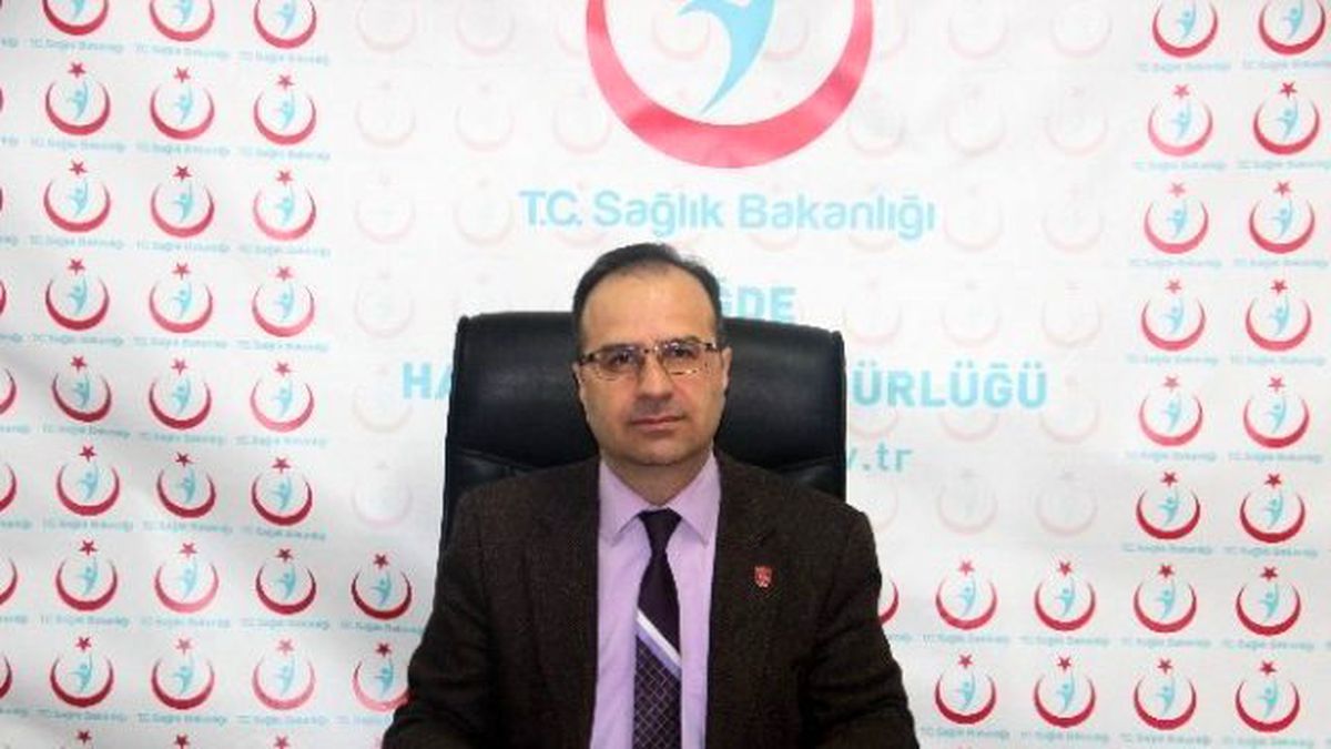 Niğde Halk Sağlığı Müdür Vekili Dr. Ertan Değirmencioğlu;