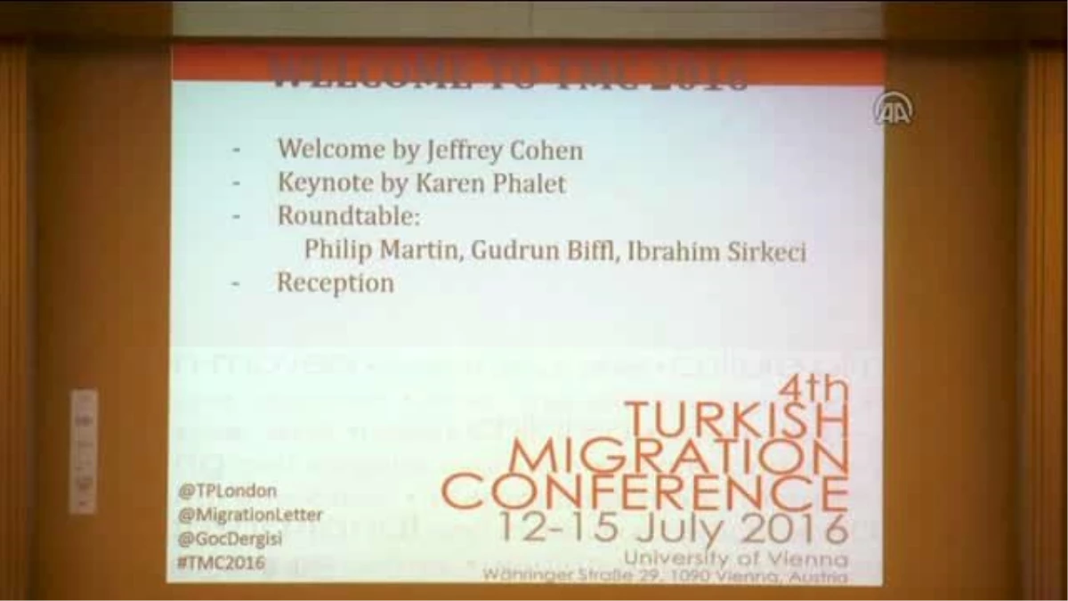 2016 Türk Göç Konferansı"