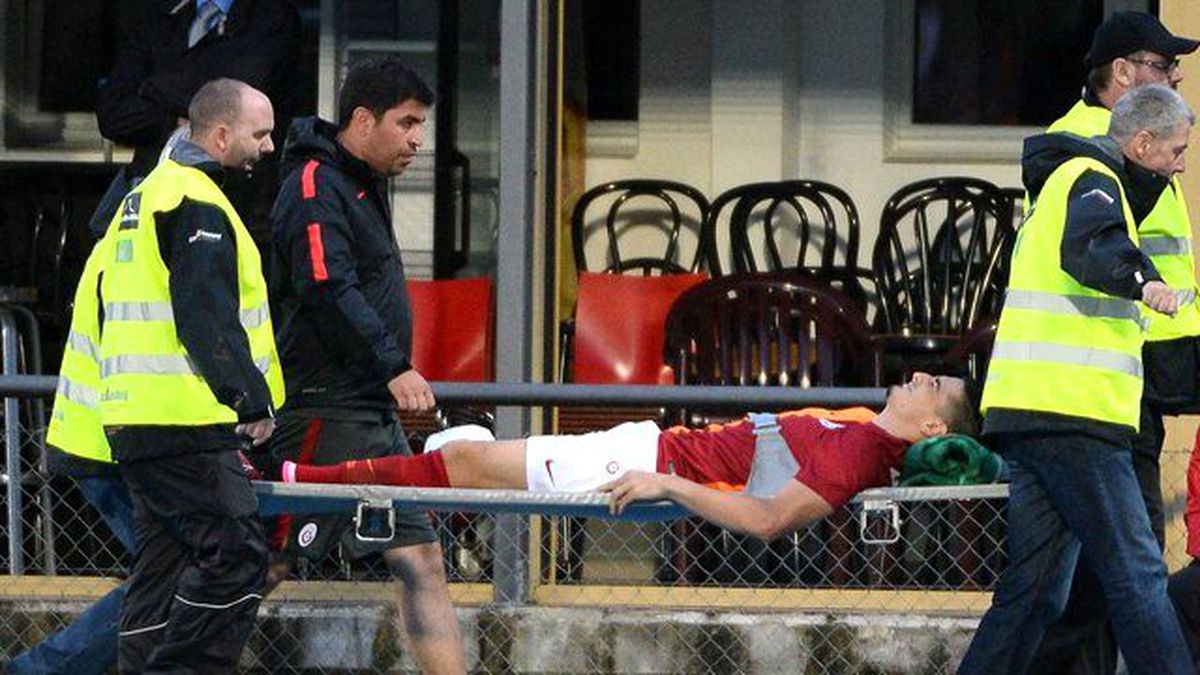 Koray Günter, Thun ile Oynanan Hazırlık Maçında Sakatlanarak Oyundan Çıktı