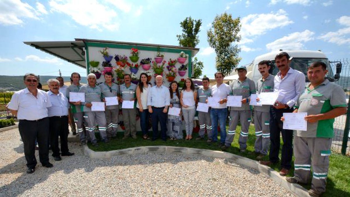 Park Bahçeler Müdürlüğü Personeline Eğitim Sertifikası