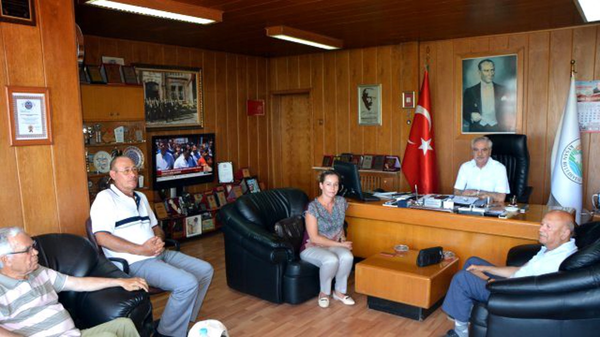 Yayla Sahili Komisyonu Mehmet Özcan\'ı ziyaret etti