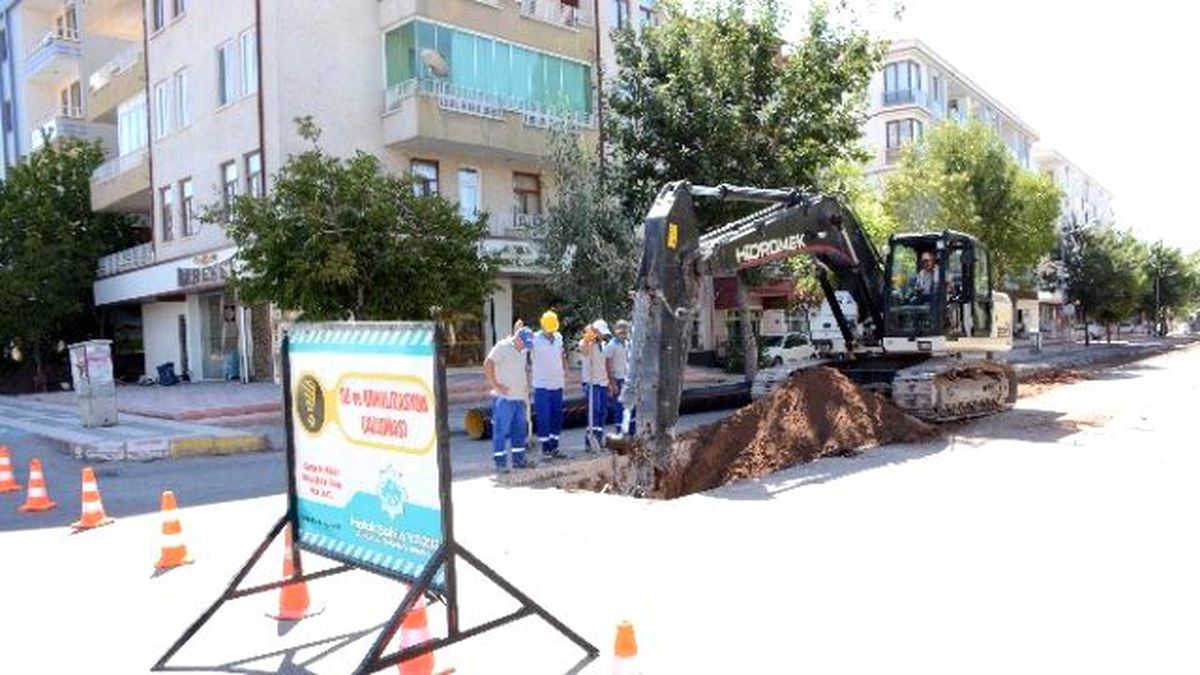 Aksaray Belediyesi Alt Yapı Çalışmalarına Başladı
