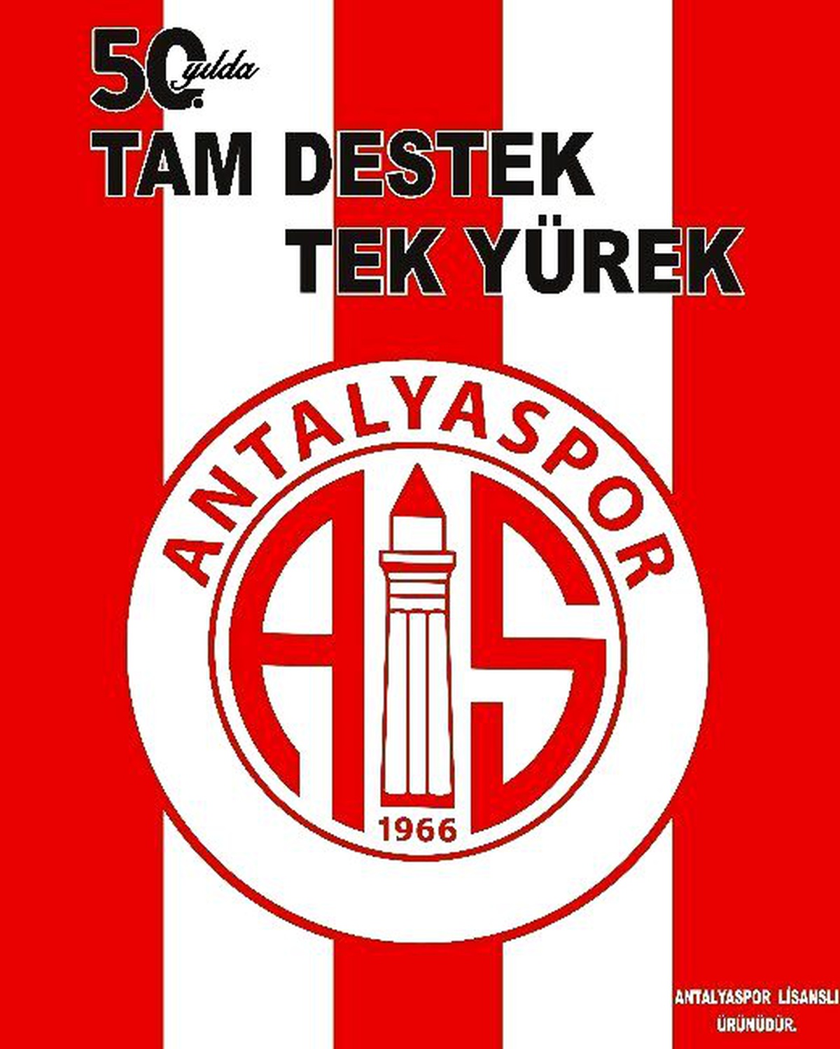 Antalyaspor\'dan 50. Yıla Özel Bayrak Kampanyası