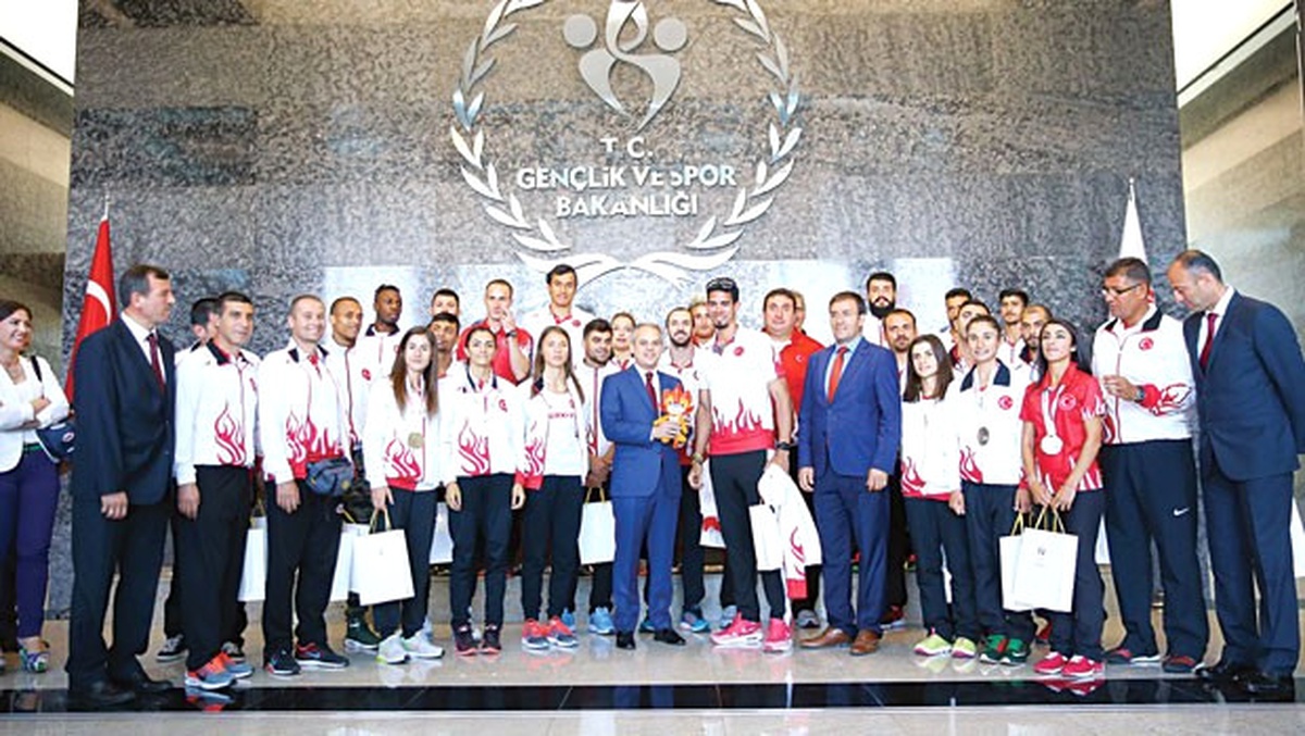 Bakan Kılıç, Milli Atletleri Kabul Etti