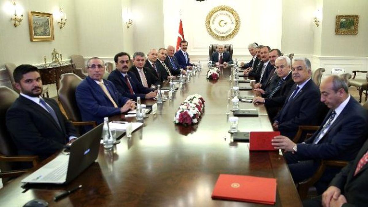 Başbakan Yıldırım, TOBB Heyetini Kabul Etti