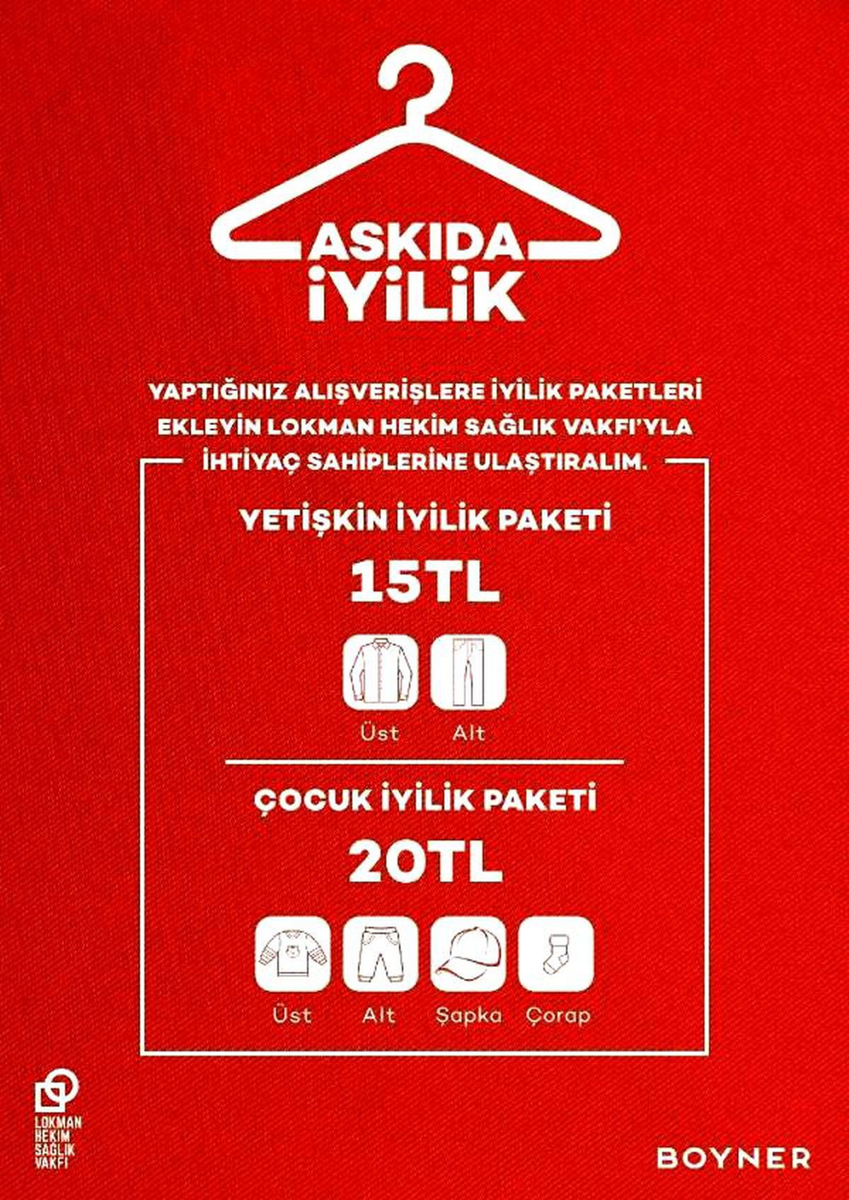 Boyner\'den "Askıda İyilik" Projesi