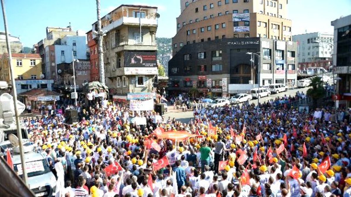 Madencilerden "Özelleştirmeye Hayır" Eylemi