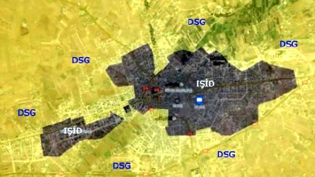 Menbiç'te IŞİD'in İki Gücü Arasındaki Bağlantı Koparıldı