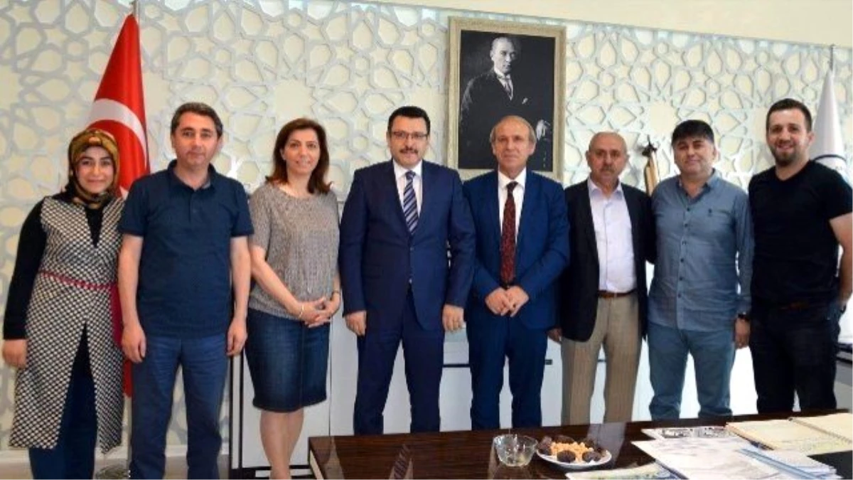 Ortahisar Belediye Başkanı Ahmet Metin Genç\'e Tgc Yönetimi\'nden Ziyaret