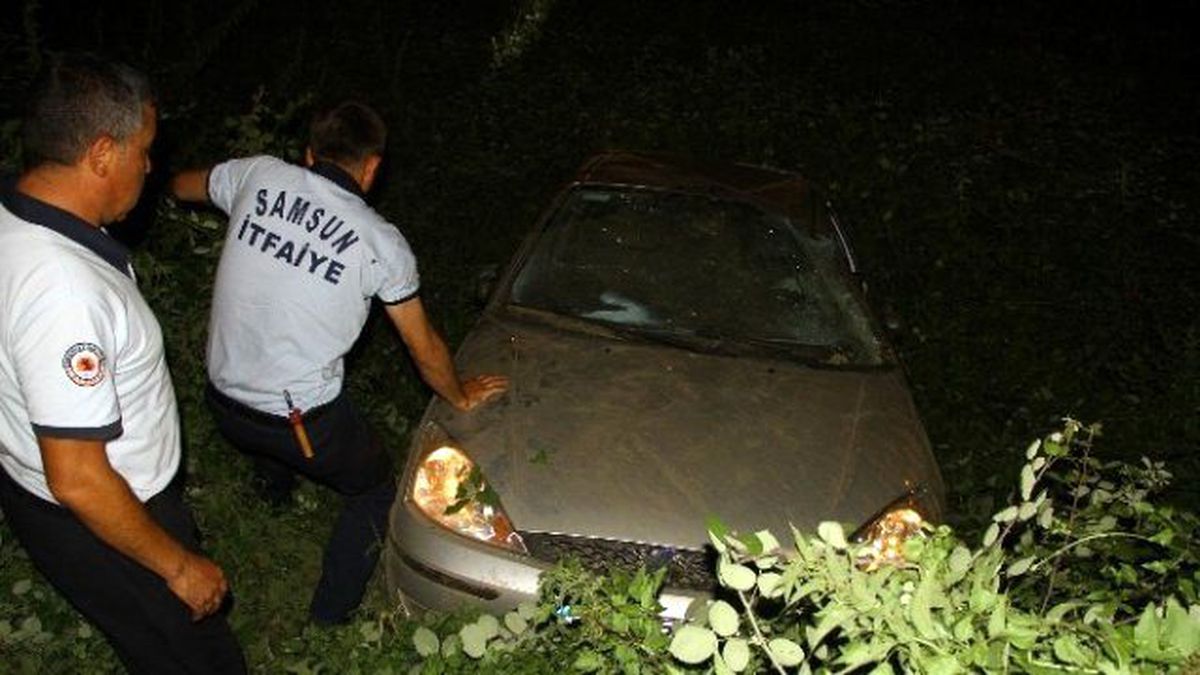 Samsun\'da Trafik Kazası: 2 Yaralı