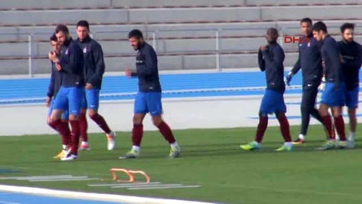 Trabzonspor\'da Kıran Kırana Antrenman