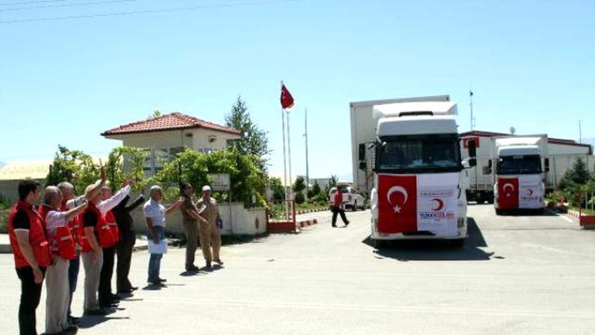 Türk Kızılayı\'ndan Iraklılara Konteyner Desteği