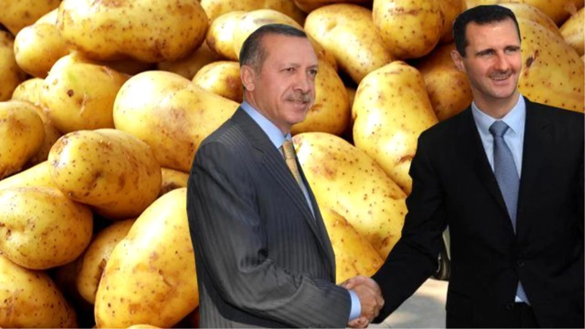 Türkiye\'den Suriye\'ye 2 Yıl Sonra İlk Olarak 1000 Ton Patates Gitti