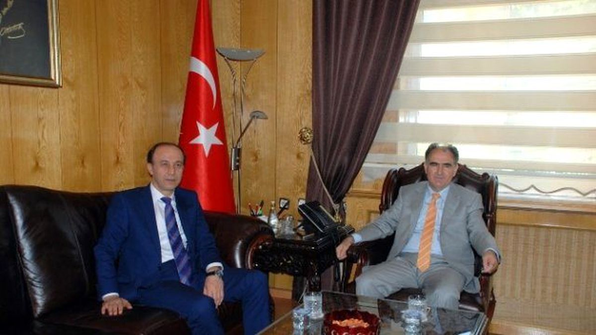Vali Abdullah Erin\'den Kahramanmaraş Valisi Vahdettin Özkan\'a Ziyaret