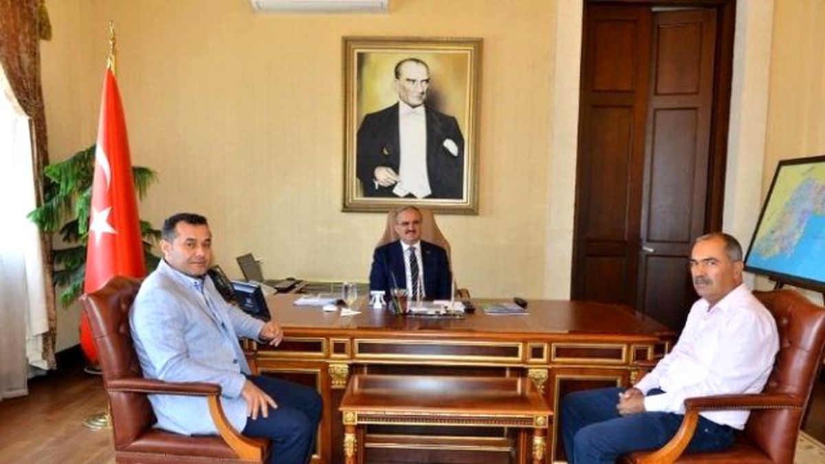 Başkan Yücel\'den Vali Karaloğlu\'na Ziyaret