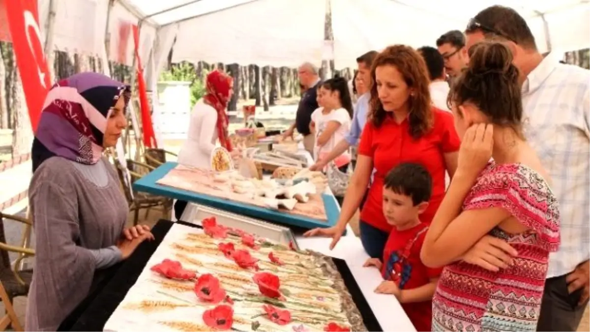 El Sanatları Çamlık'ta Sergilendi