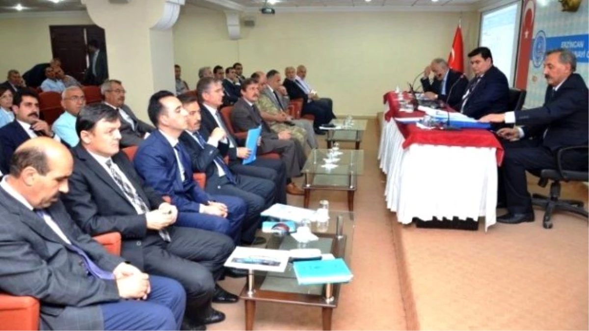 Erzincan\'da 2016 Yılı 3. İl Koordinasyon Toplantısı Yapıldı