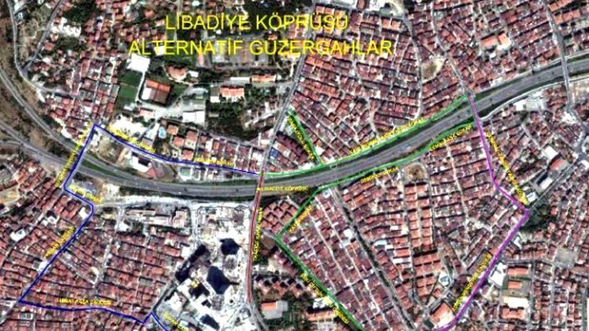 Libadiye Köprüsü Yıkılarak Yenileniyor