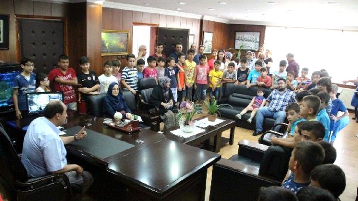 Sporculara Başkandan Mangal Sözü