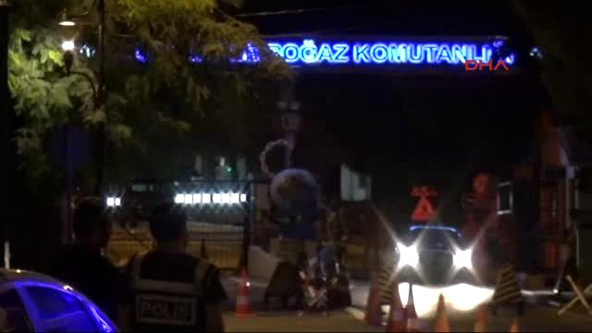 Çanakkale Boğaz Komutanlığı Önünde Toma\'lı Önlem