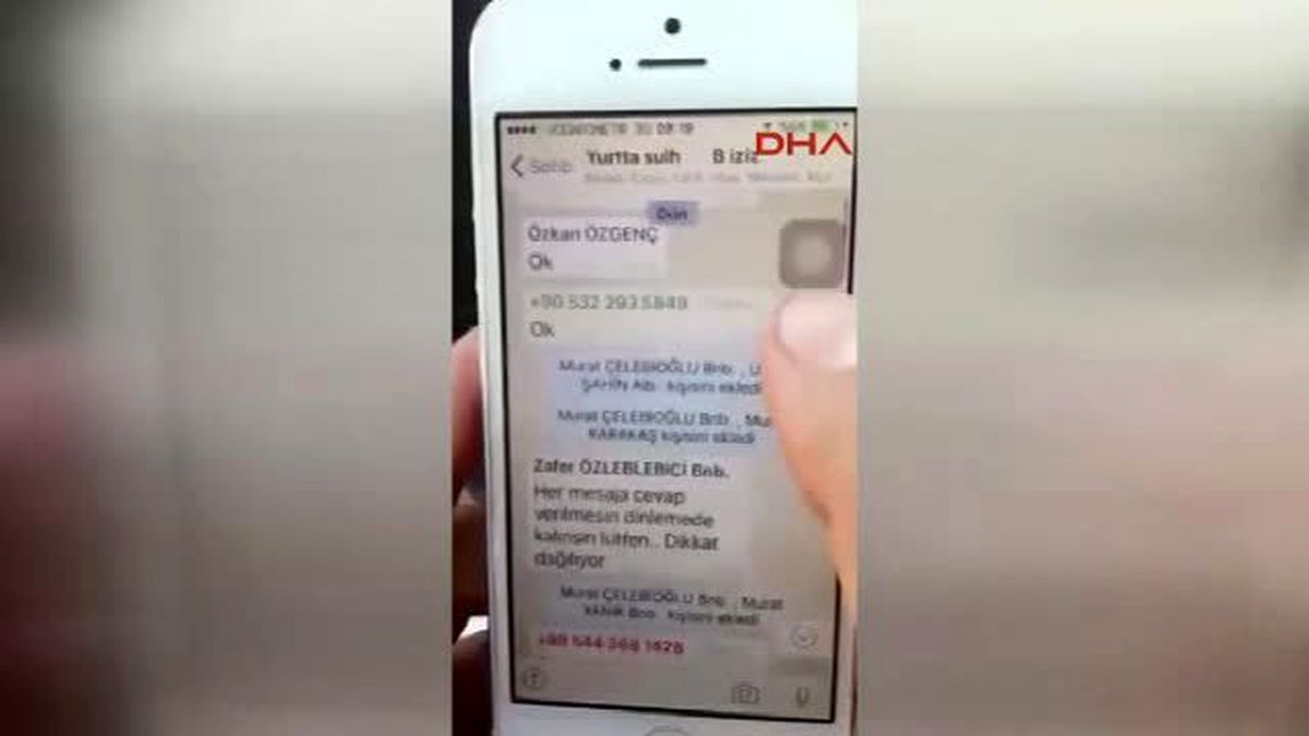 Darbeciler, Kurdukları Whatsapp Grubundan Haberleştiler