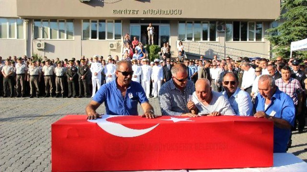 Şehit Polis İçin Muğla\'da Tören