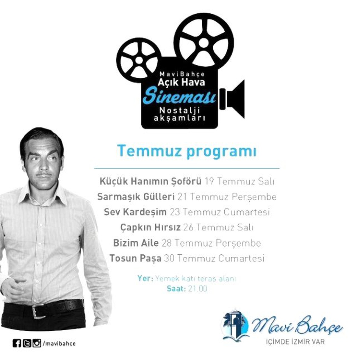 Açık Hava Sinemasında Nostaljik Türk Filmleri