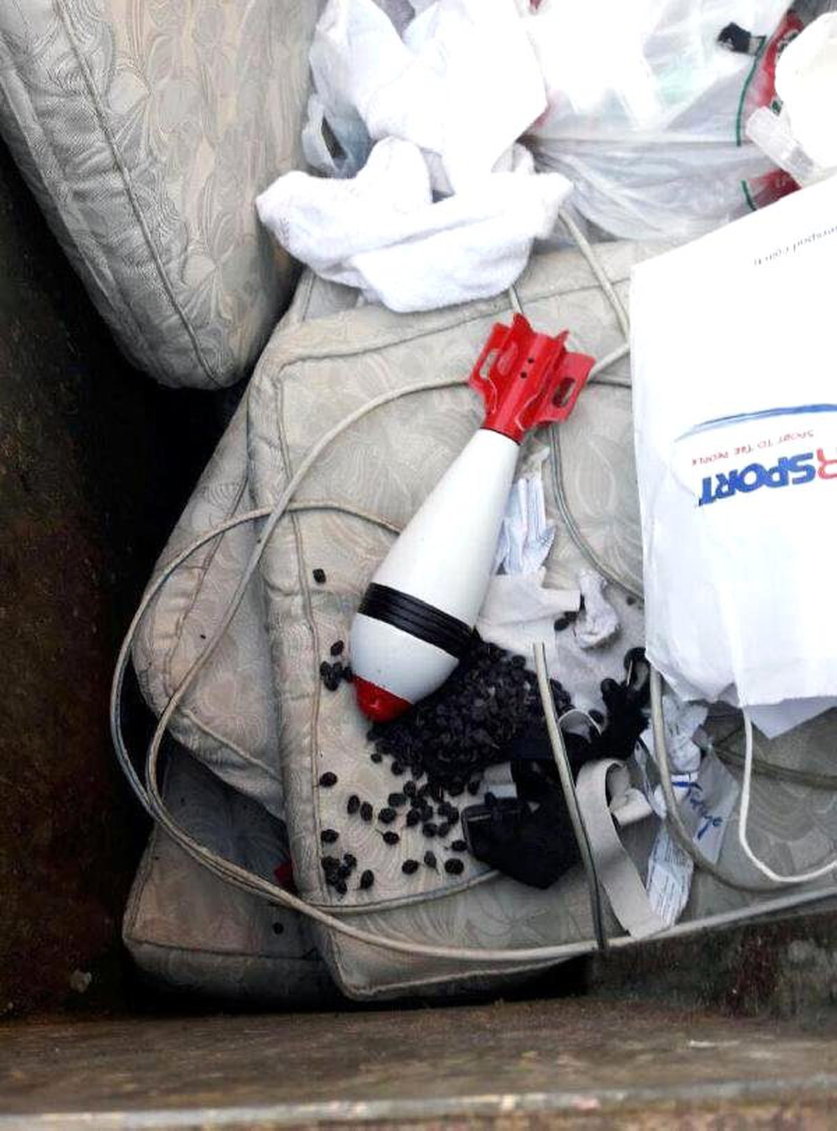 Antalya'da Çöpte Havan Mermisi