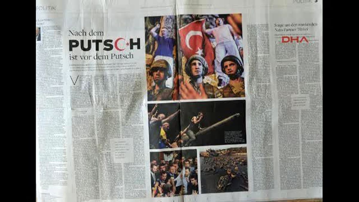 Avrupa Basını Halk Tankların Önüne Geçerek Ülkesini Savundu