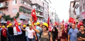 Ereğli'de Binlerce Kişi Tepki Yürüyüşü Gerçekleştirdi