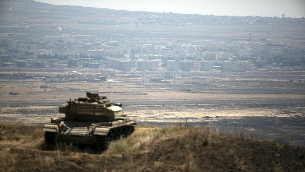 Golan Tepeleri\'nde Patlama