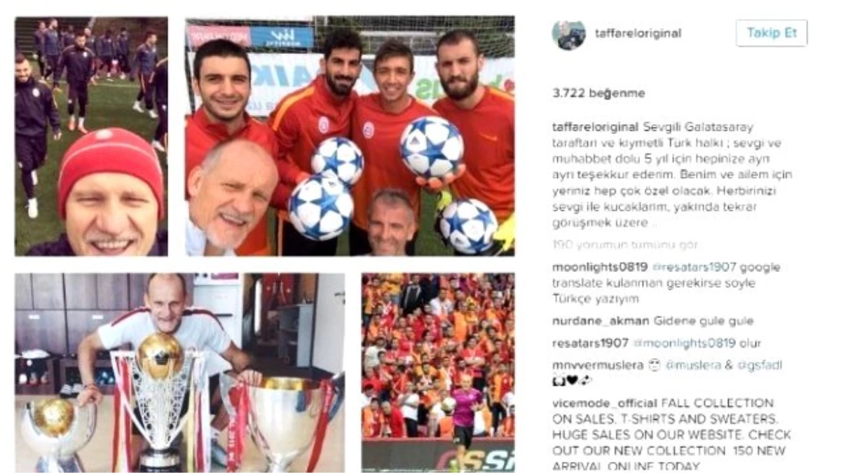 Claudio Taffarel Galatasaray\'a Veda Etti