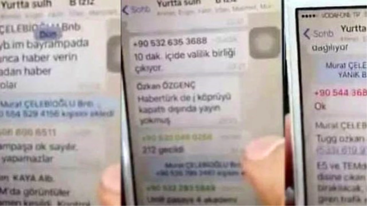 Darbecilerin Whatsapp Konuşmaları Ortaya Çıktı