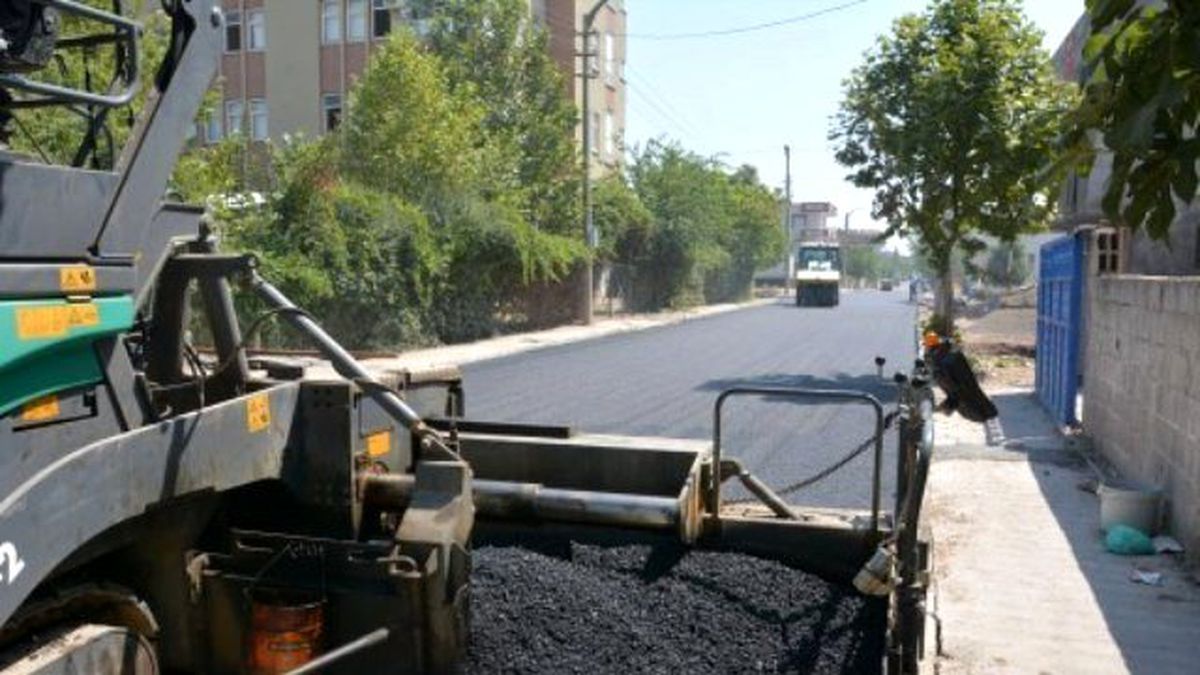 Sümerevler Mahallesinde Asfalt Çalışması