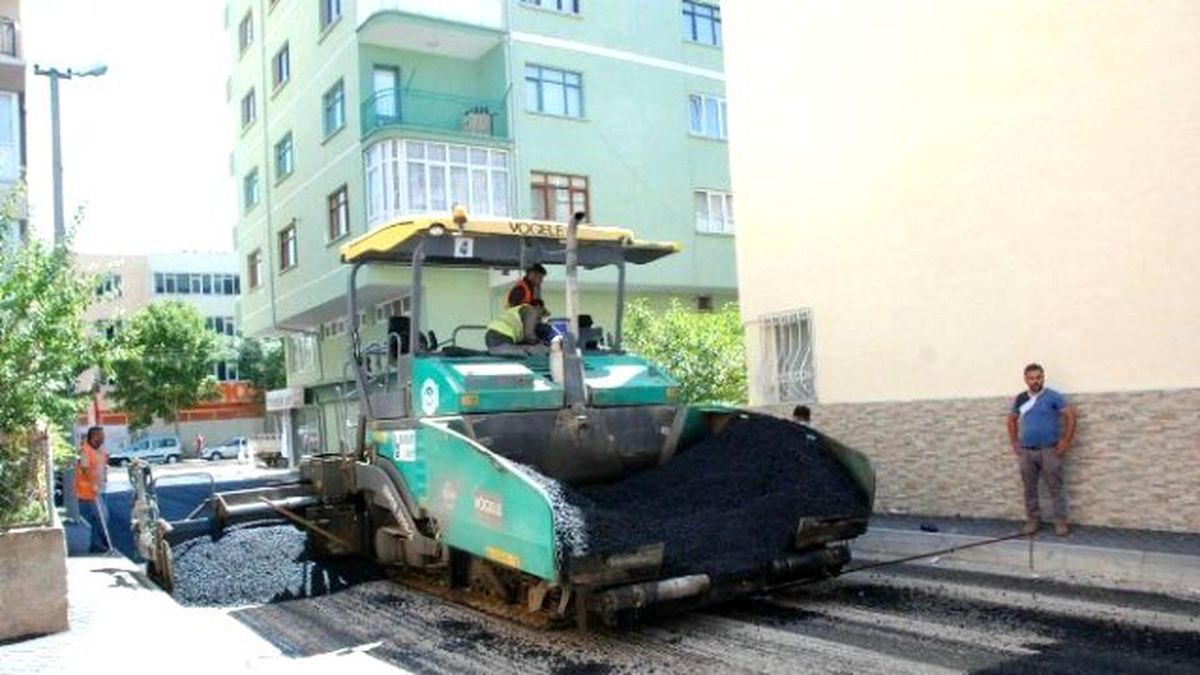 Vişnelik Mahallesi\'nde 4 Sokağa Bin 400 Ton Yol Asfaltı Döküldü