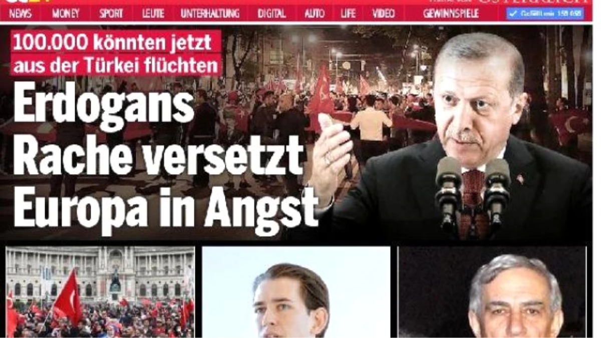 Avusturya Gazetesi: "Türkiye\'den 100 Bin Mülteciye Hazır Olun"