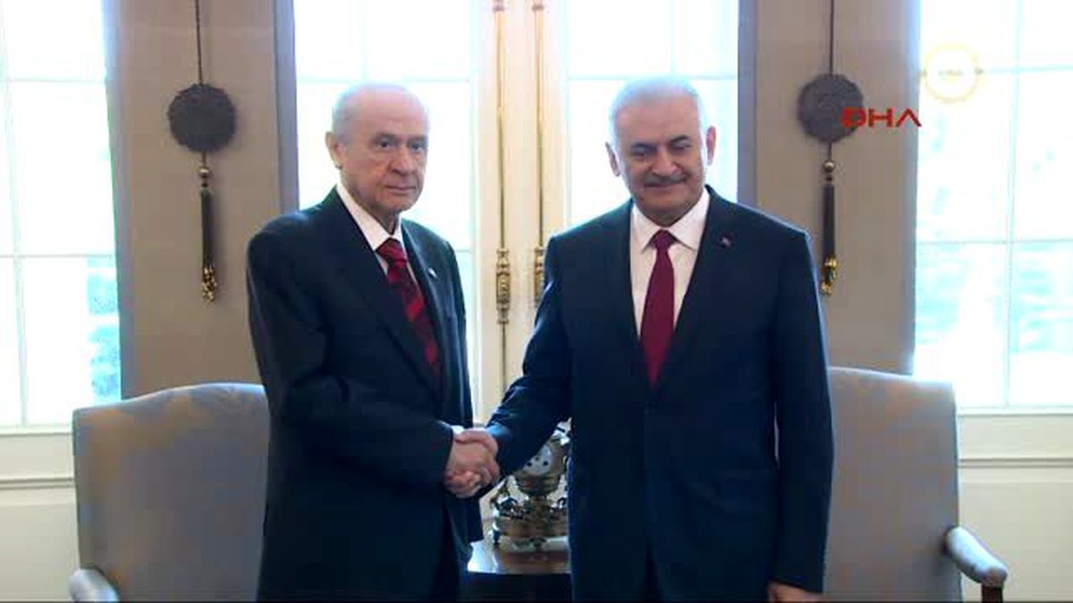 Başbakan Yıldırım Bahçeli ile Görüştü