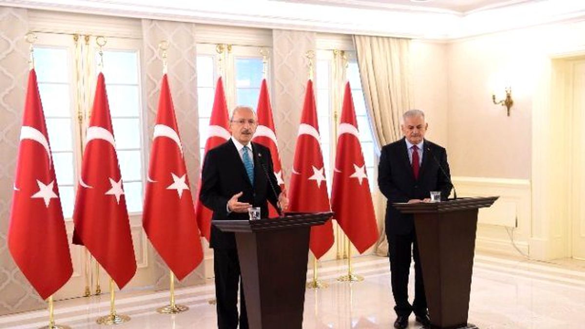 Başbakan Yıldırım-Kılıçdaroğlu Ortak Basın Toplantısı