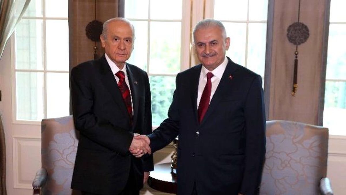 Başbakan Yıldırım, MHP Lideri Bahçeli ile Biraraya Geldi