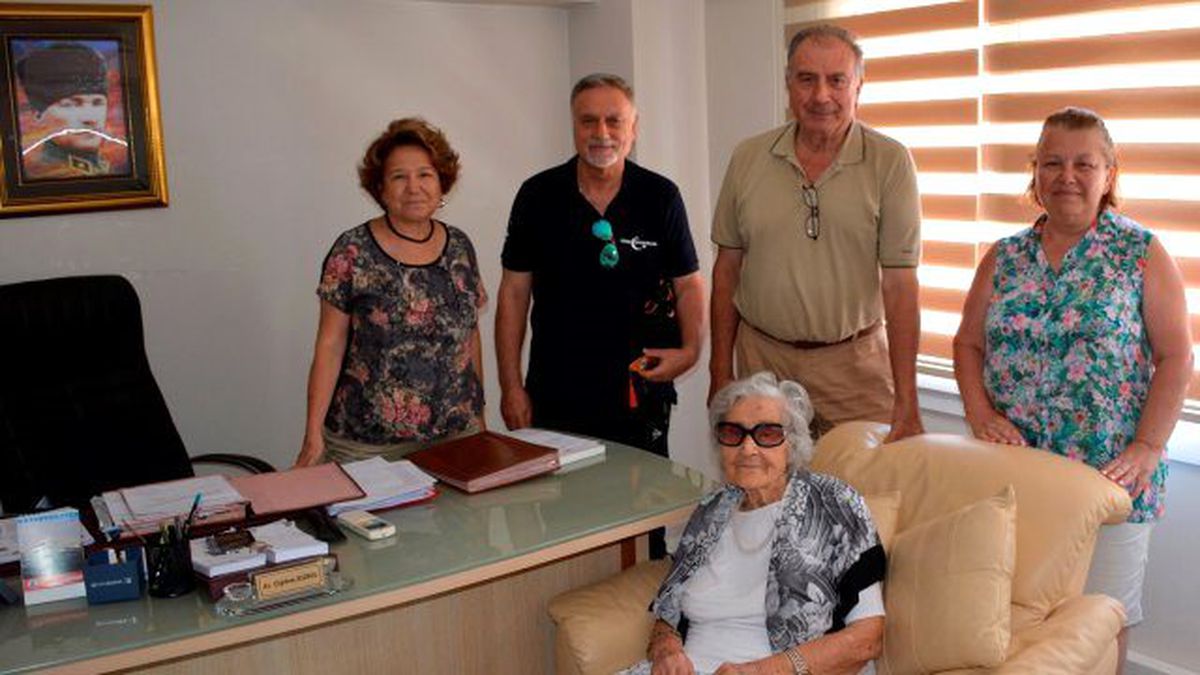 Dikili\'de duygulandıran buluşma