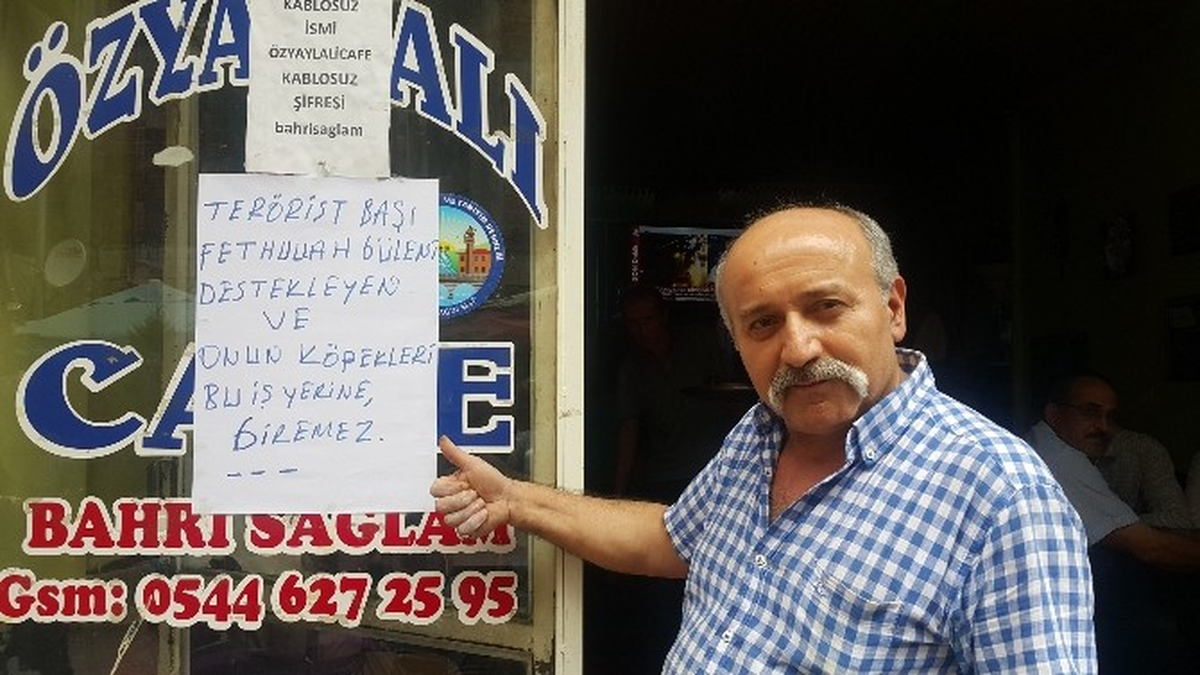 Esnaftan Fetö\'ye Yazılı Tepki