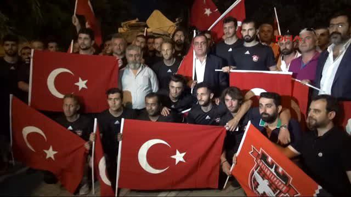 Gaziantepspor?dan Demokrasi Nöbeti?ne Destek