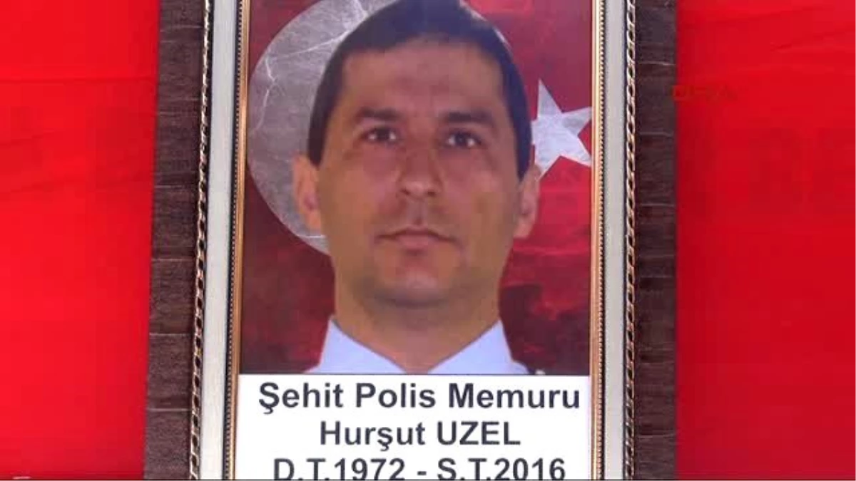 Hatay Şehit Polis Hurşit Uzel Toprağa Verildi