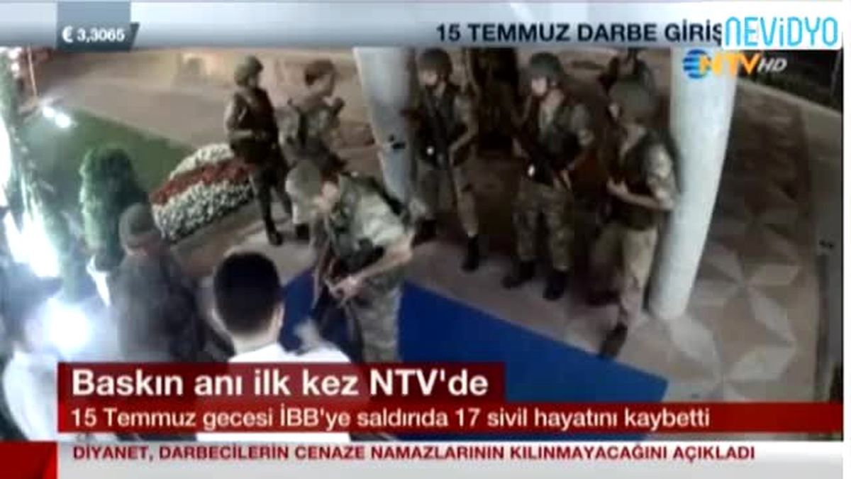 İbb\'ye Baskın Anı Kamerada!