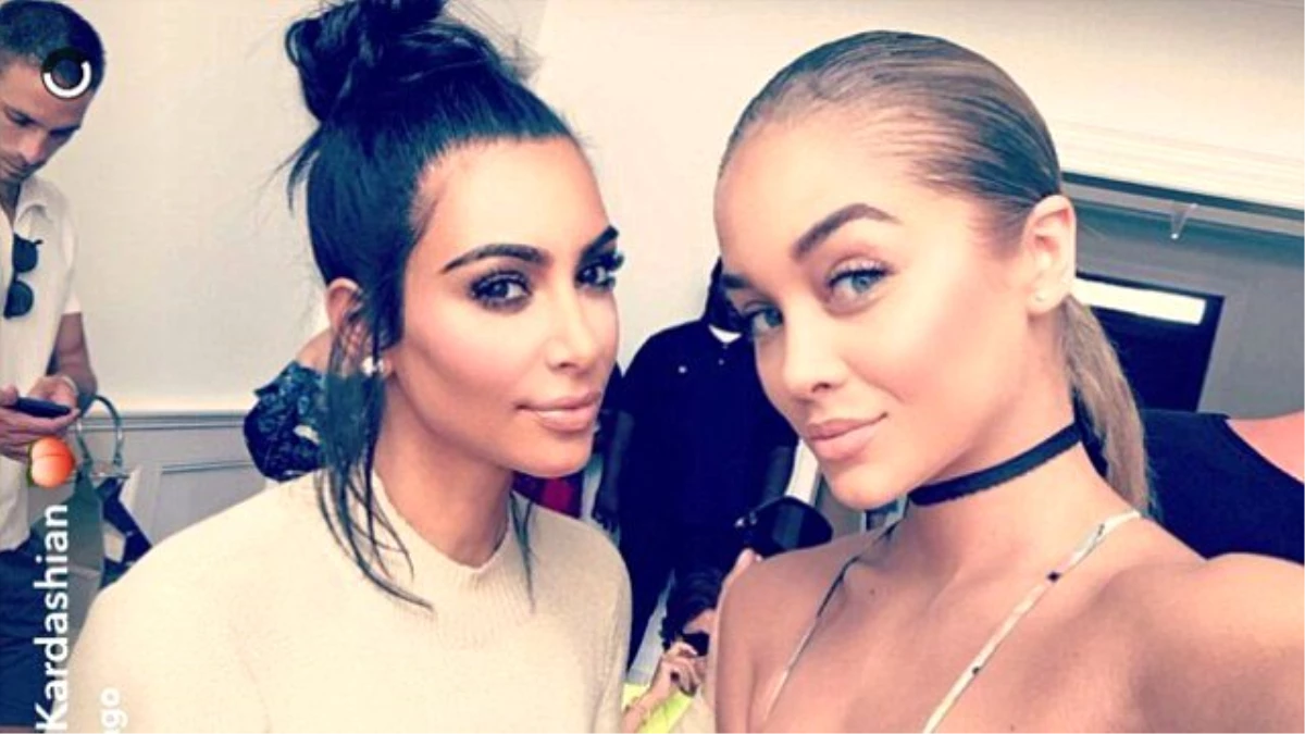 Kim Kardashian, Bir Saat Selfie Çekip Para Kazandı