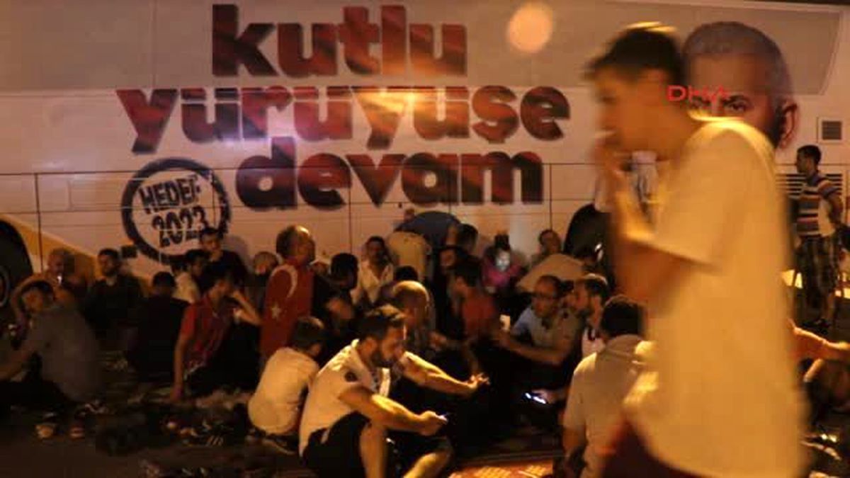 Samsun\'da Demokrasi Nöbeti