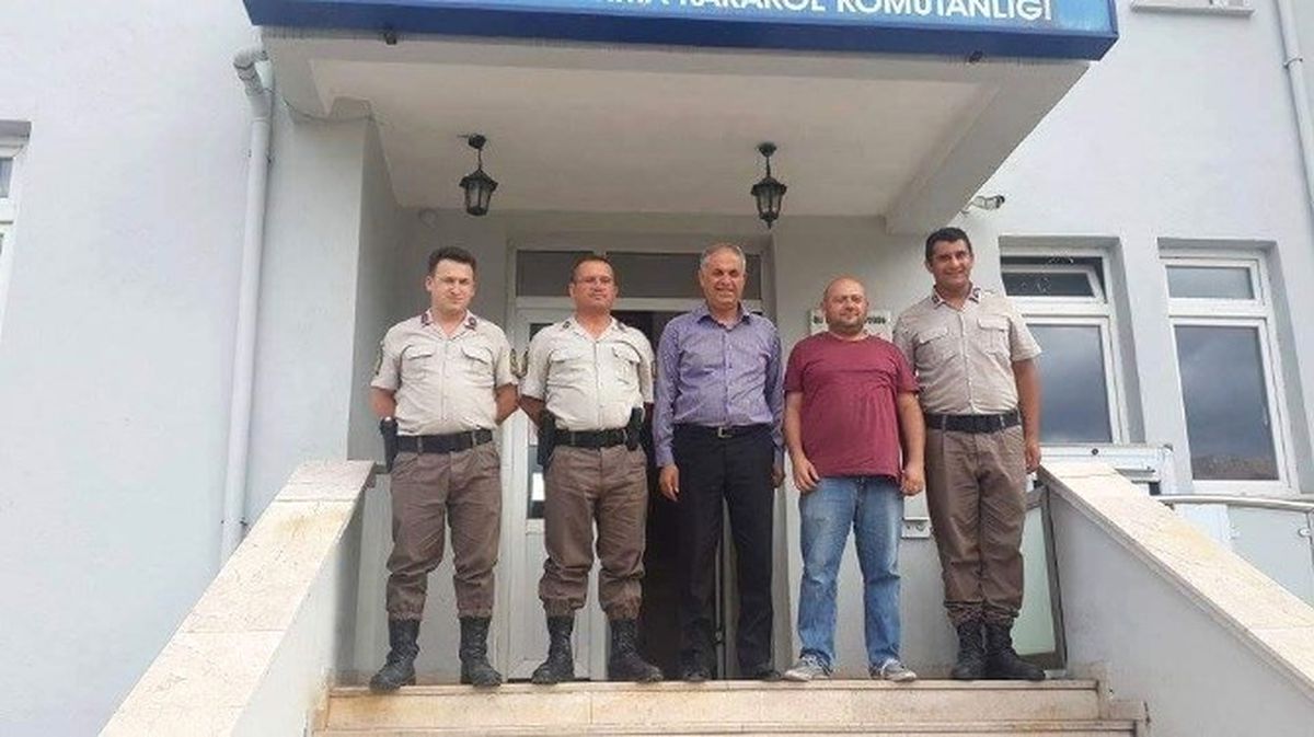 Başkan Yaman\'dan Jandarma Karakoluna Ziyaret